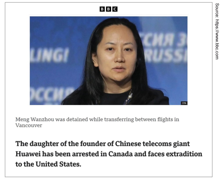 Meng Wanzhou, CFO of Huawei